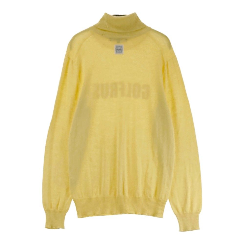 サイズ：5 RUSSELUNO ラッセルノ タートルネック 長袖ニットセーター イエロー系 [240101256698] ゴルフウェア メンズ ストスト