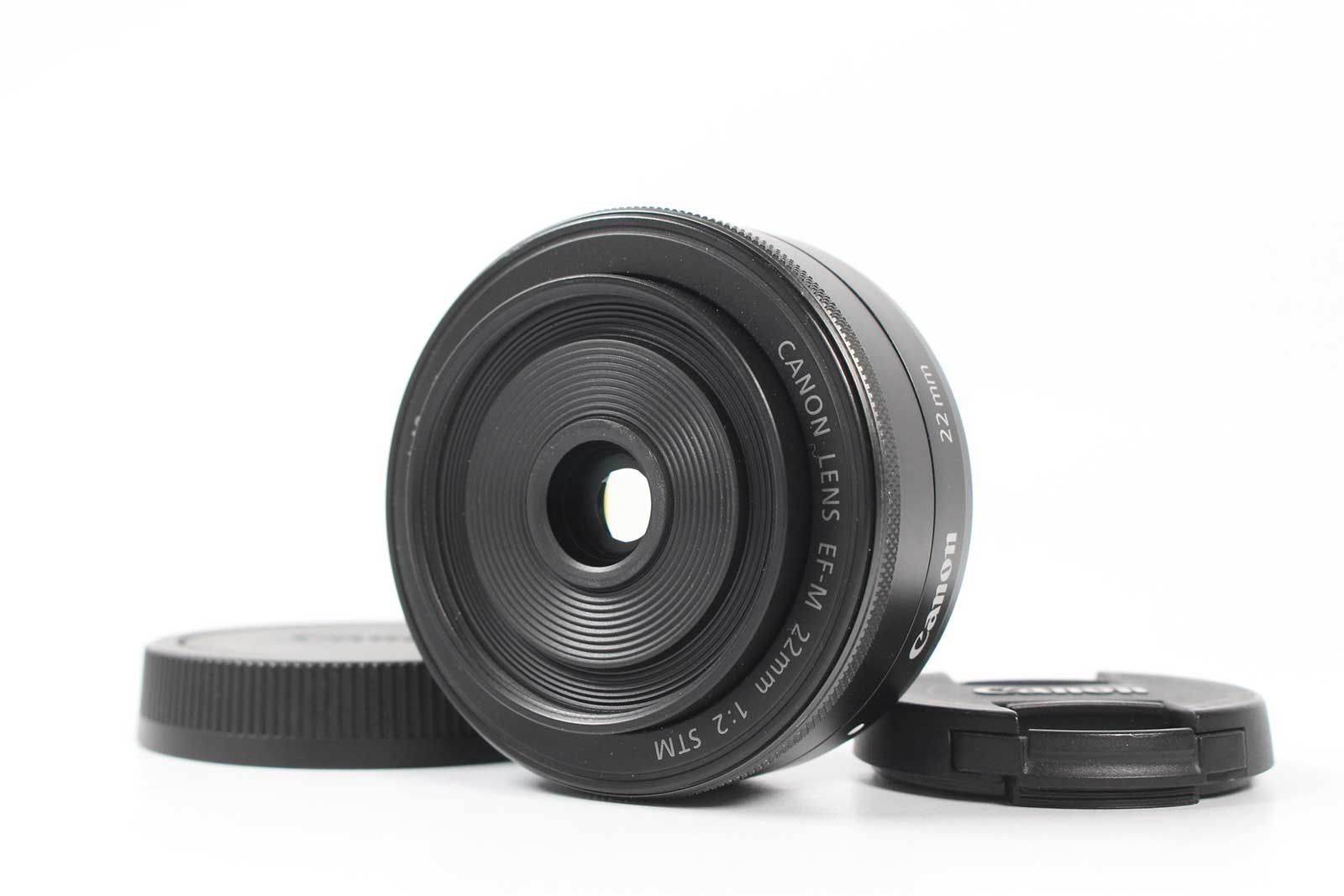 キャノン Canon EF-M 22mm f|2 STM Lens for EOS M EF-M Mount Black Z4537A