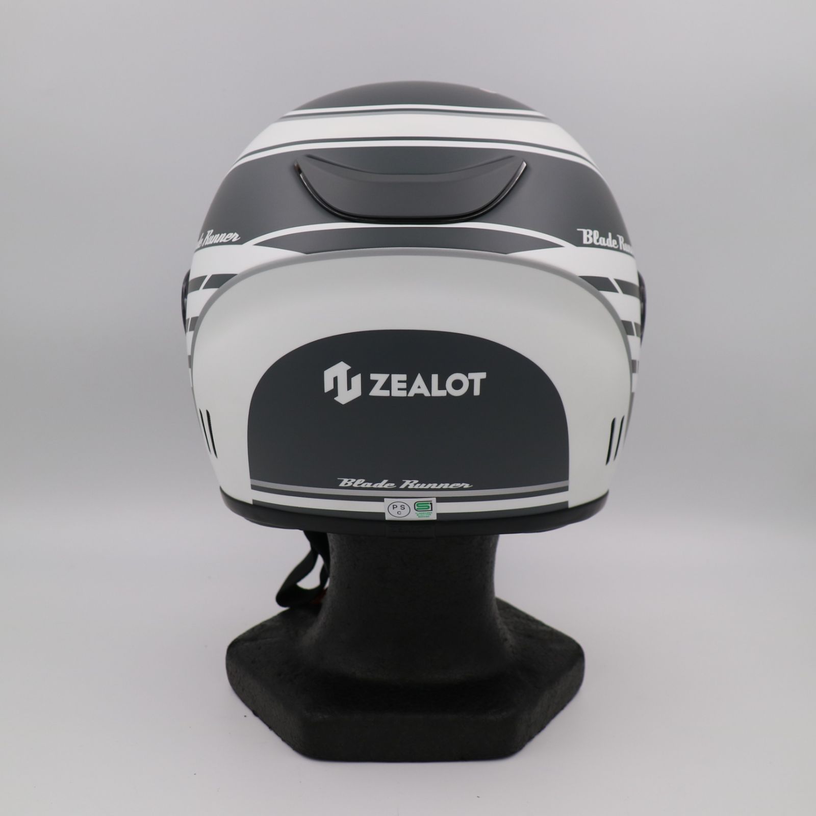 ZEALOT ブレードランナー GRAPHIC EURO MATT GRAY XLサイズ BRJ0021 フルフェイスヘルメット FFCRYSTALESIA_COM