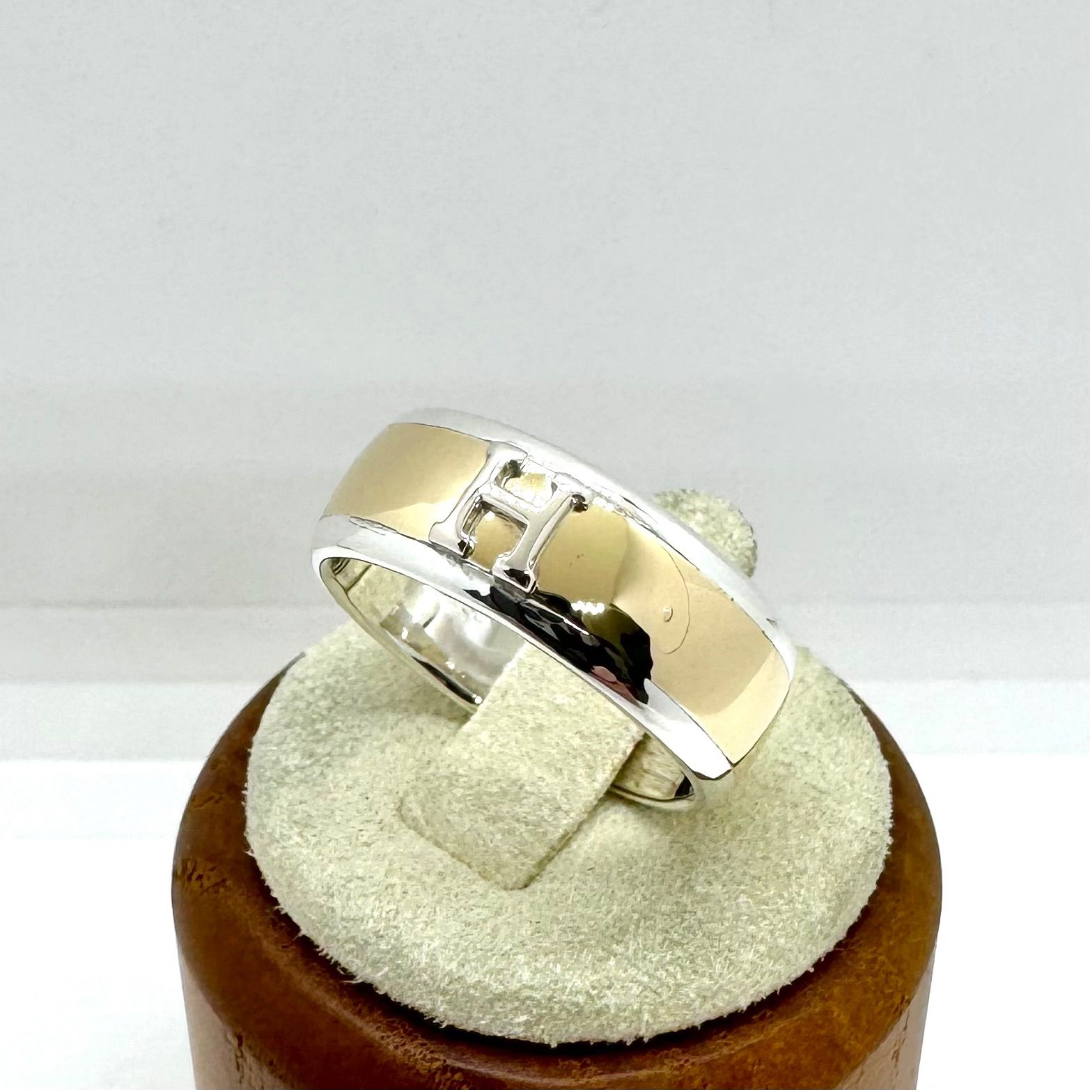 HERMES セリエK18シルバーコンビリング HERMES セリエK18シルバー