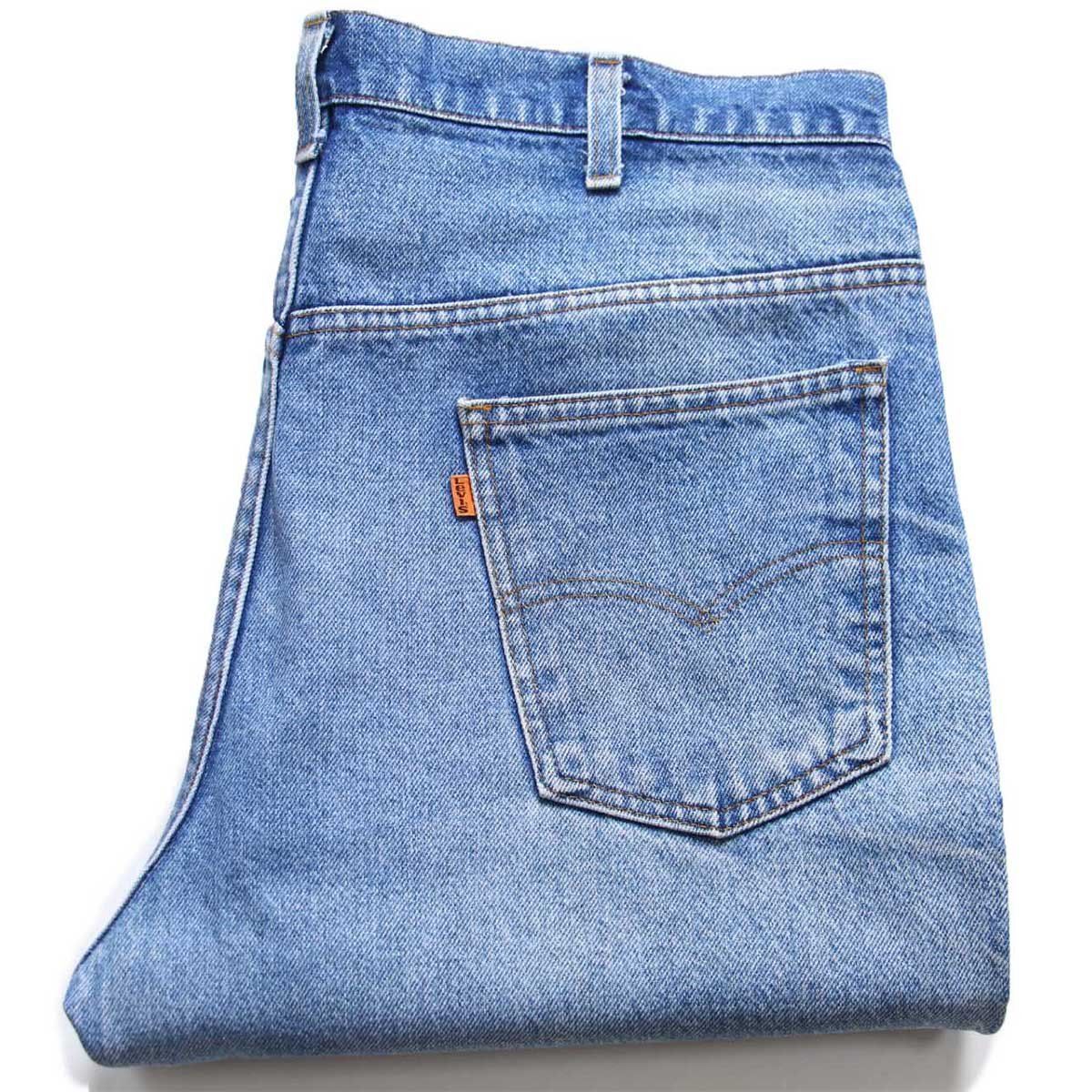 80s USA製 Levi'sリーバイス 517 デニムパンツ ヒゲ W38☆103