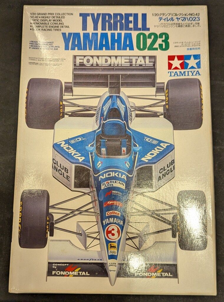 タミヤ ティレルヤマハ023 1/20 グランプリコレクション No.42 タミヤ 1/20グランプリコレクション ティレル ヤマハ 023 20042