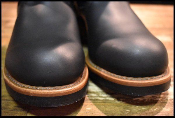  8.5 D 09年 レッドウィング 2268 エンジニア 黒 ブラッククローム スチールトゥ ブーツ redwing FI 220 エンジニアブーツ ブーツ 革靴