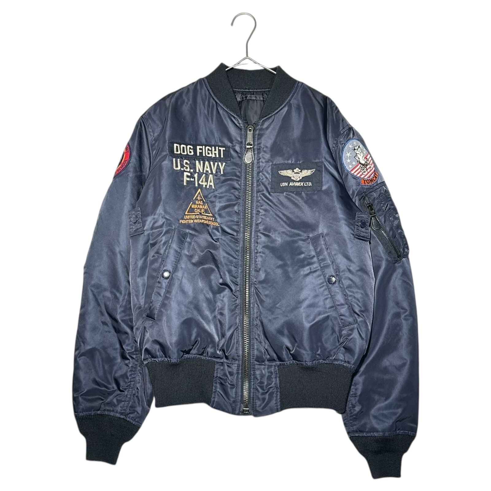 ゆ*う様 AVIREX L-2 TOMCAT ネイビー AVIREX 15％オフ！AVIREX(アヴィレックス) L-2 Flight Jacket