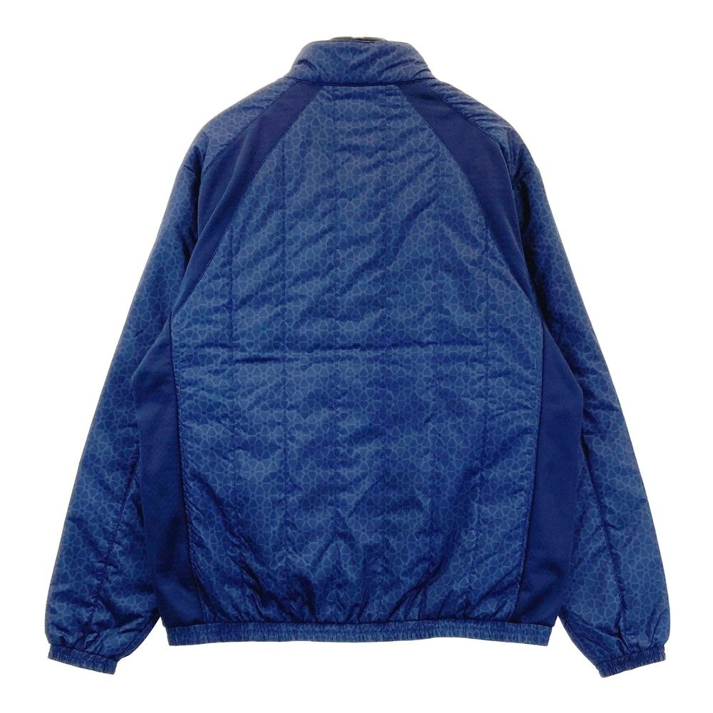サイズ LL CUTTER-BUCK カッターアンドバック 長袖 中綿 ジップジャケット 総柄 ネイビー系 240101494078 ゴルフウェア メンズ ストスト