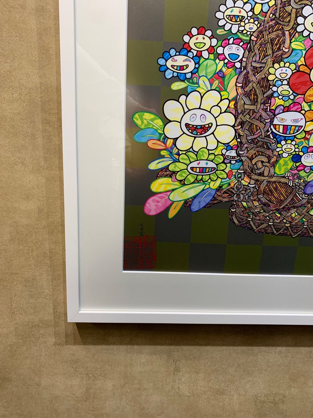 ザオウーキーのお花の絵へのあこがれ Zingaro 村上隆 ポスター ED300