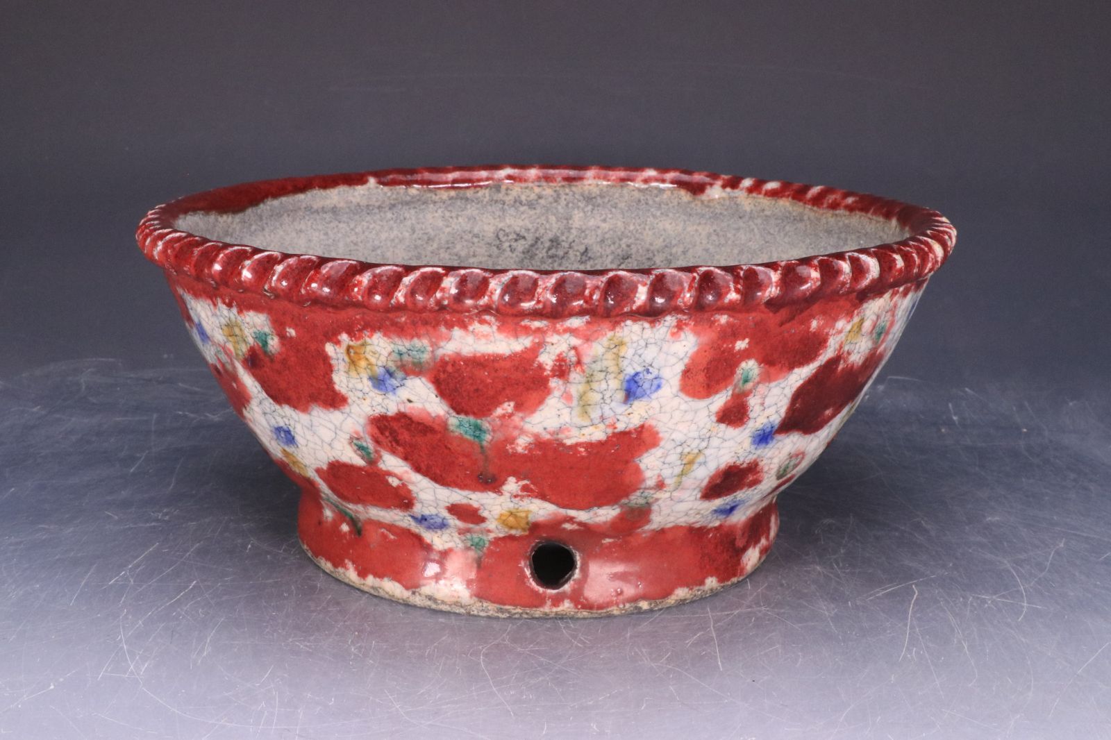 石井盆栽 越前文山作 苗木 盆栽 丸鉢 p-048