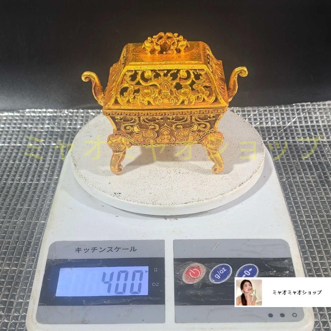 三足鼎 双耳九龍熏香炉 彫刻 置物 開運 金運 風水 工芸品 美術品 三足鼎 双耳九龍熏香炉 彫刻 置物 開運 金運 風水 工芸品