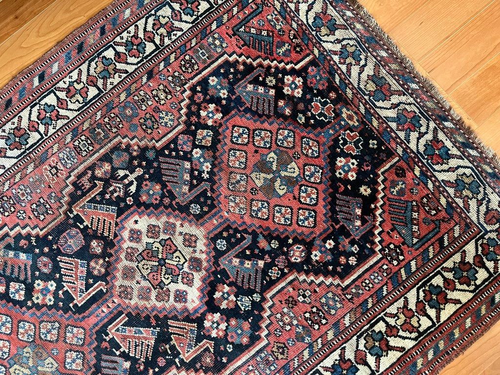 Antique Tribal Rug ハムセ 149 × 114 cm [GLR0482] ヴィンテージラグ