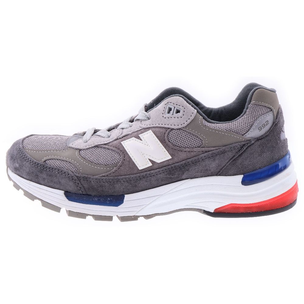 New Balance (ニューバランス) M992AG スウェード ローカットスニーカー グレー US9/27cm