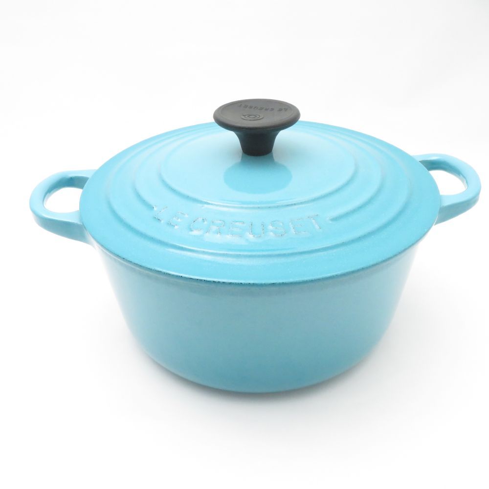 送料無料】Le Creuset ル クルーゼ 21cm カリビアンブルー ビュッフェ