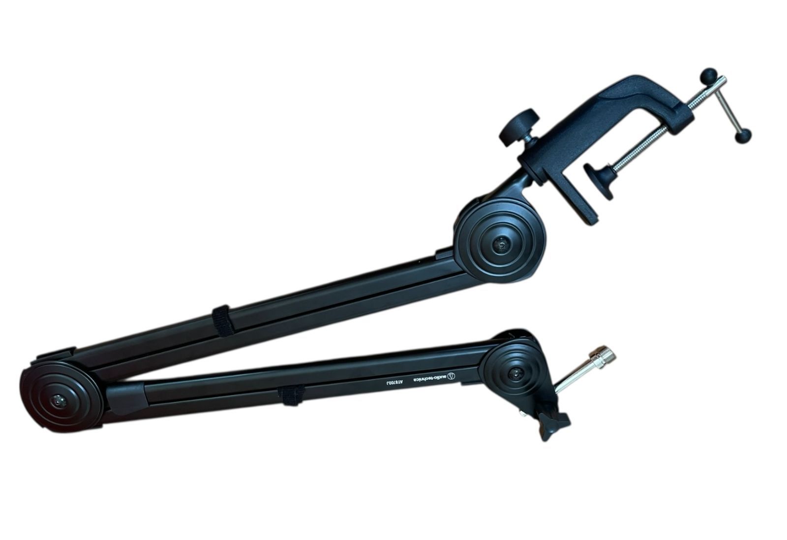 管理番号2980 オーディオテクニカ AT8700J マイクブームアーム マイクアーム マイクスタンド コンデンサー マイク用 卓上 マイクスタンド 耐荷重2kg 角度調節 実況|配信|収録|カラオケ