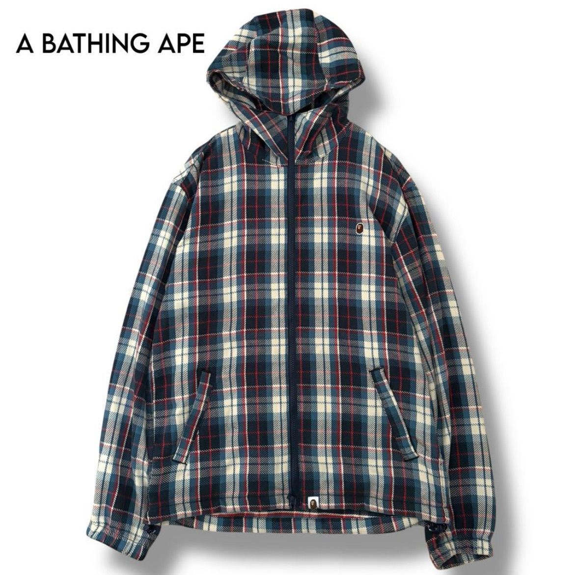 A BATHING APE チェック柄パーカー XL 【公式通販】