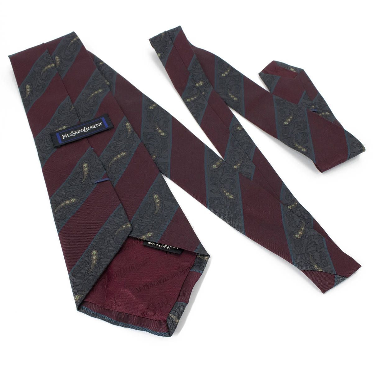 YSL Yves Saint Laurent サンローラン ネクタイ シルク 新品同様