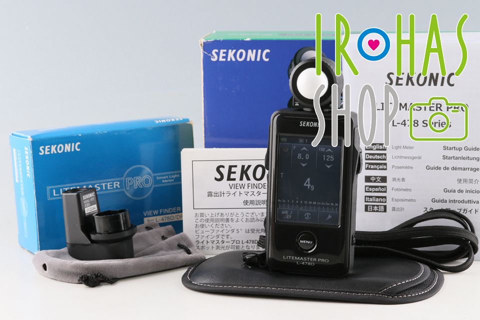 Sekonic Litemaster Pro L-478D View Finder 5°With Box 60898L8