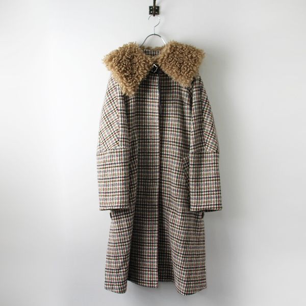 ロイスクレヨン キャメル ケープ付きロングコート 受注限定 ロイスクレヨン キャメル ケープ付きロングコート 受注限定 ロイス