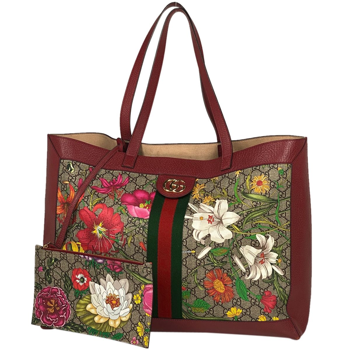 グッチ GUCCI オフィディア フローラ トートバッグ GG柄 花柄 
