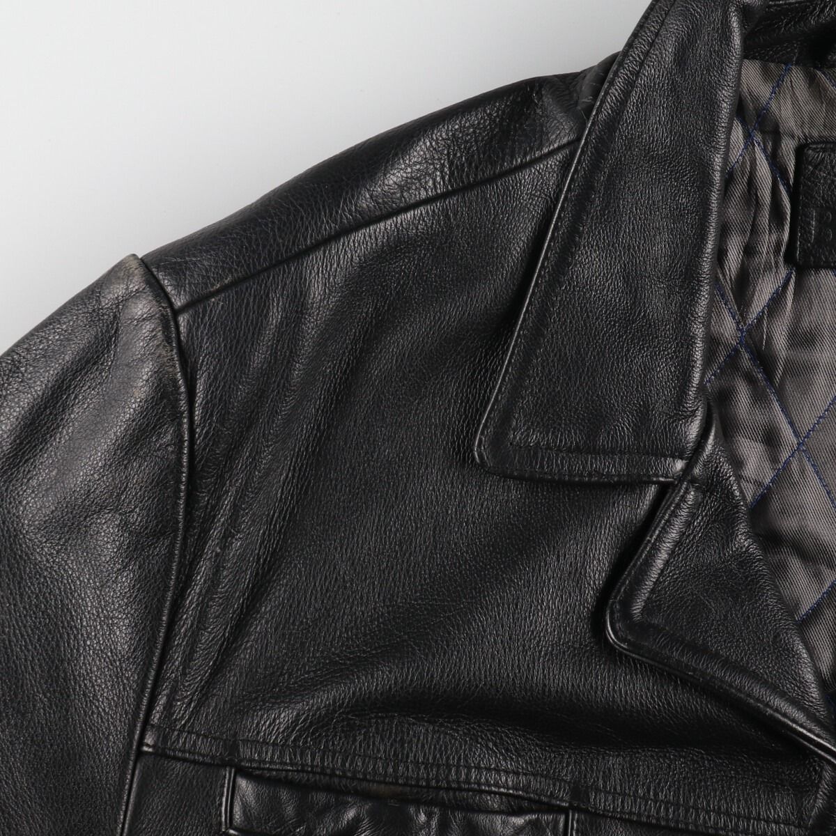 古着 BRICE レザーカーコート メンズXL相当/eaa476469 - メルカリ 