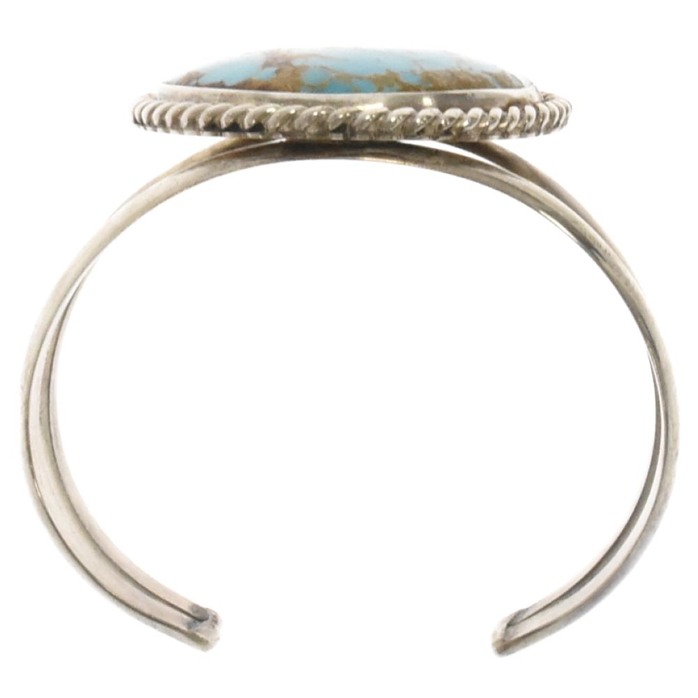 INDIANJEWELRY (インディアンジュエリー) Marvin Luana ターコイズ縄目 シルバー ブレスレット バングル  メルカリShops