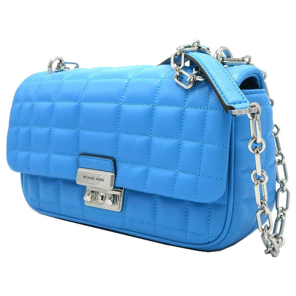 マイケルコース ショルダーバッグ レザー キルティング ラージ  