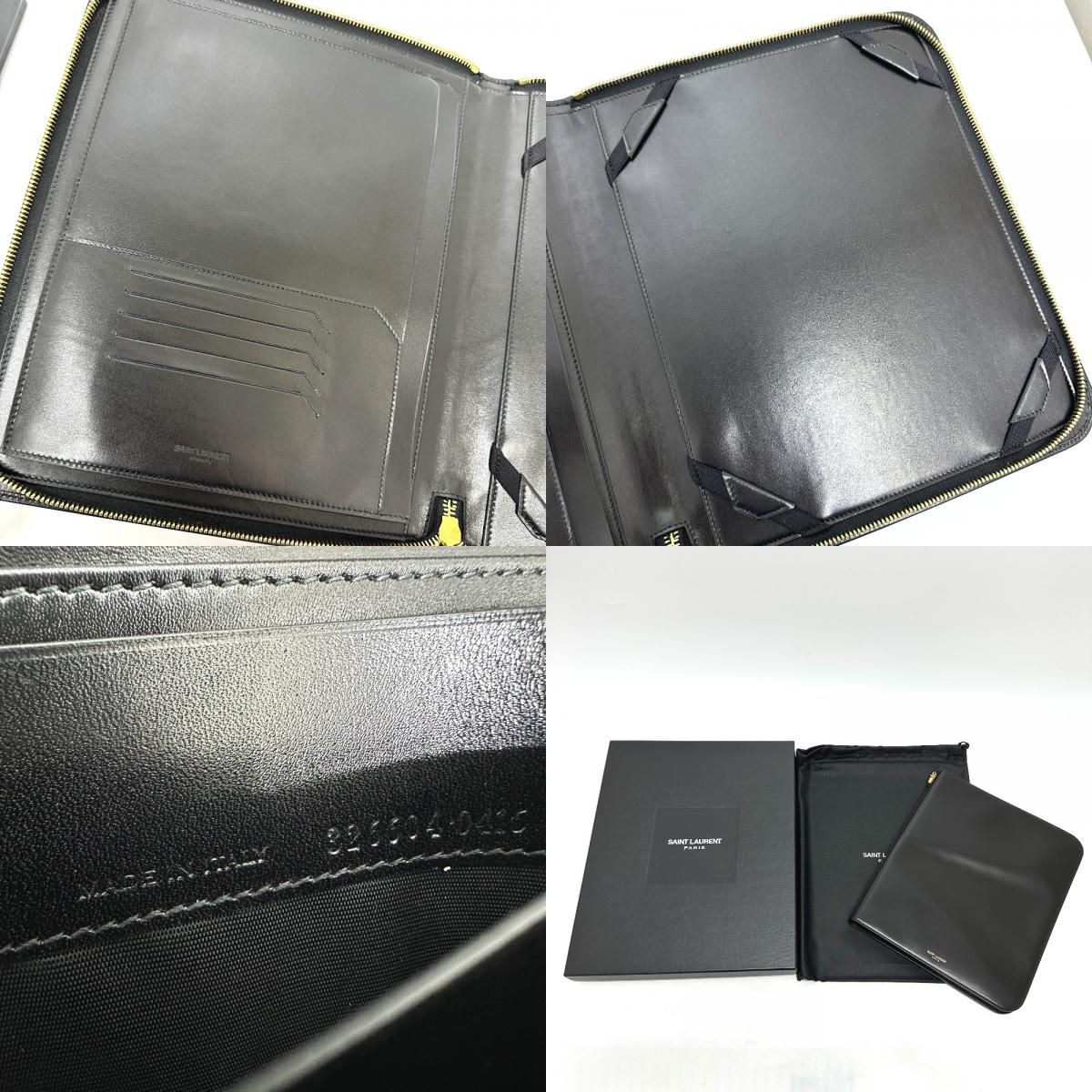 SAINT LAURENT - サンローランパリ SAINT LAURENT PARIS ロゴ 326604 iPadケース レザー ブラック 新品同様 楽天市場】SAINT LAURENT PARIS サンローランパリ 326604 ロゴ