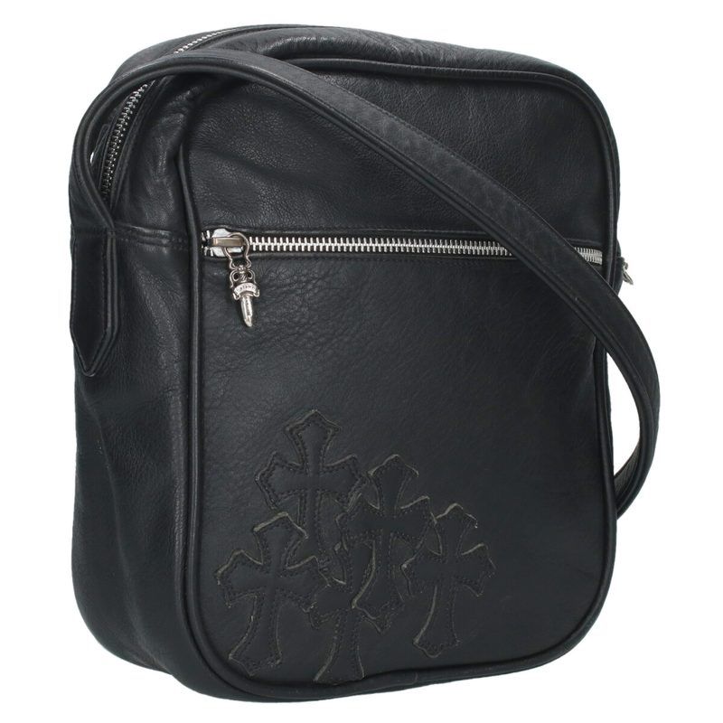Chrome Hearts クロムハーツ TAKA BAG クロス ショルダー バッグ クロムハーツ TAKA BAG/タカバッグ セメタリークロスパッチ