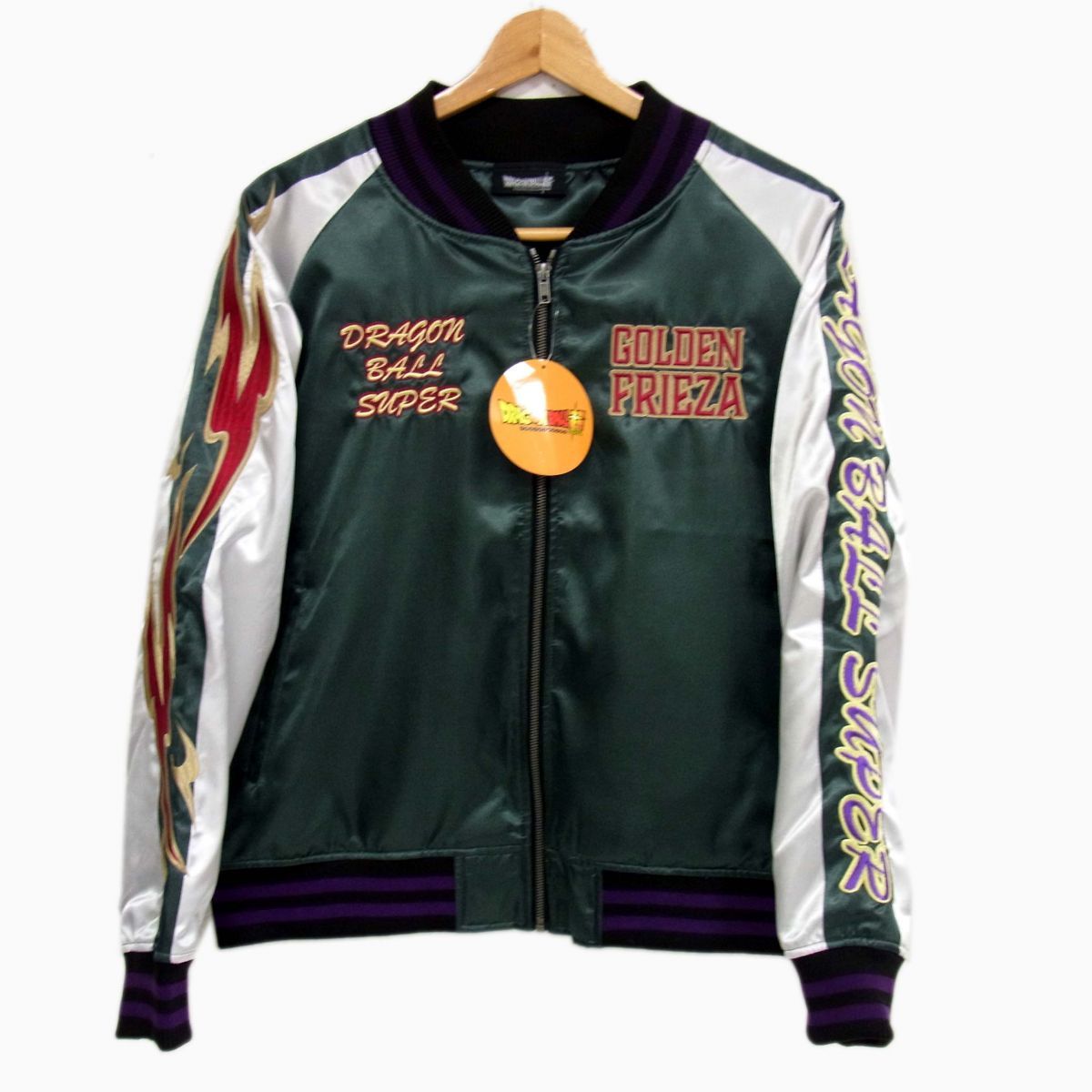 新品 画◇DRAGON BALL 超 ゴールデンフリーザ 中綿入り スカジャン
