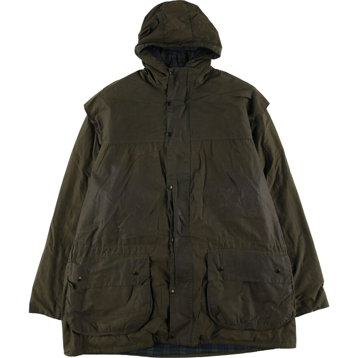 古着 90年代 バブアー Barbour DURHAM ダーハム 旧3ワラント