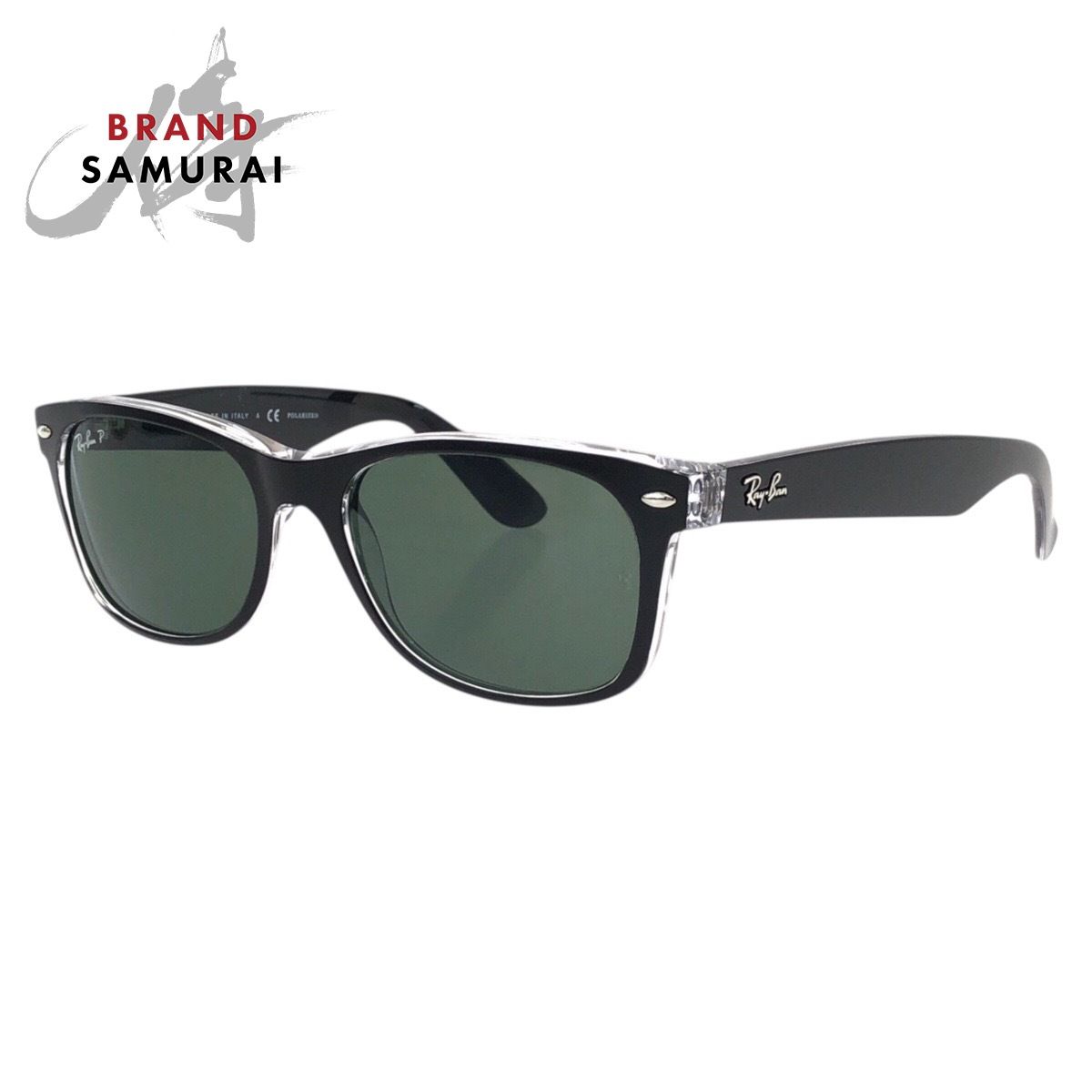 Ray-Ban レイバン ウェイファーラー ブラック 黒 シルバー金具 プラスチック RB2132 6052|58 55▫︎18 145 サングラス メンズ 503371