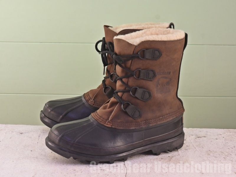 カナダ製 ソレル SOREL ビンテージ スノーブーツ 良い味 茶