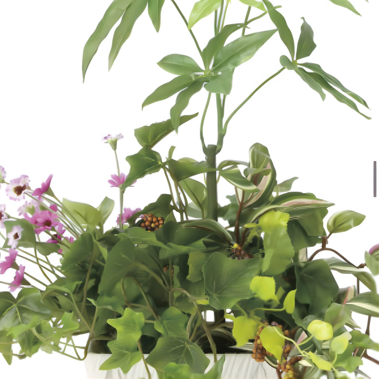 光触媒 人工観葉植物 ウォールグリーン フェイクグリーン ペリーラ1.0