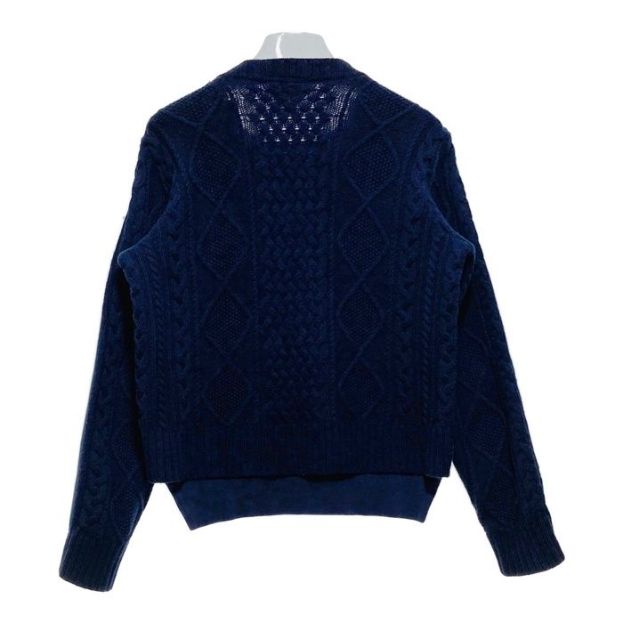 SACAI NIKE トレーナー NIKE ナイキ sacai サカイ スウェット XXS 紺x