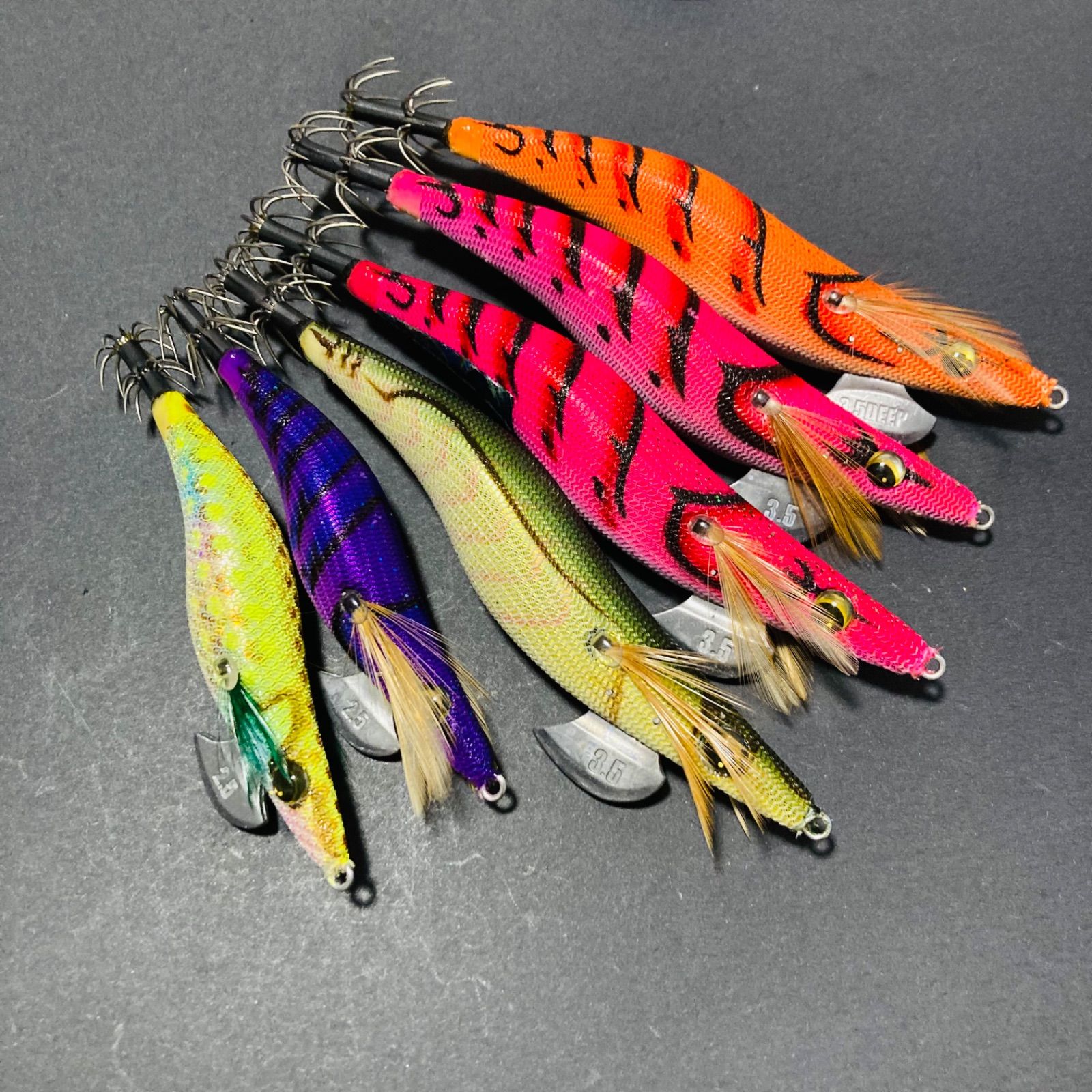 Draw4 エギ 10個セット 状態良好】 Draw4 2.5号 3.5号 Deep ディープ ドロー4 エギ