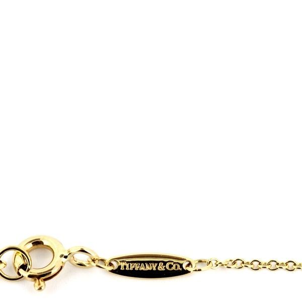 ティファニー バイザヤード ダイヤモンド 0.18ct H-VS1-3EX ネックレス K18YG