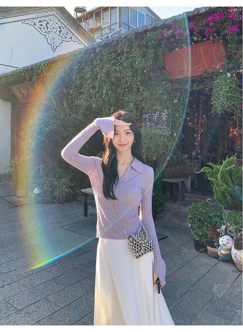 ロング花柄レーススカート