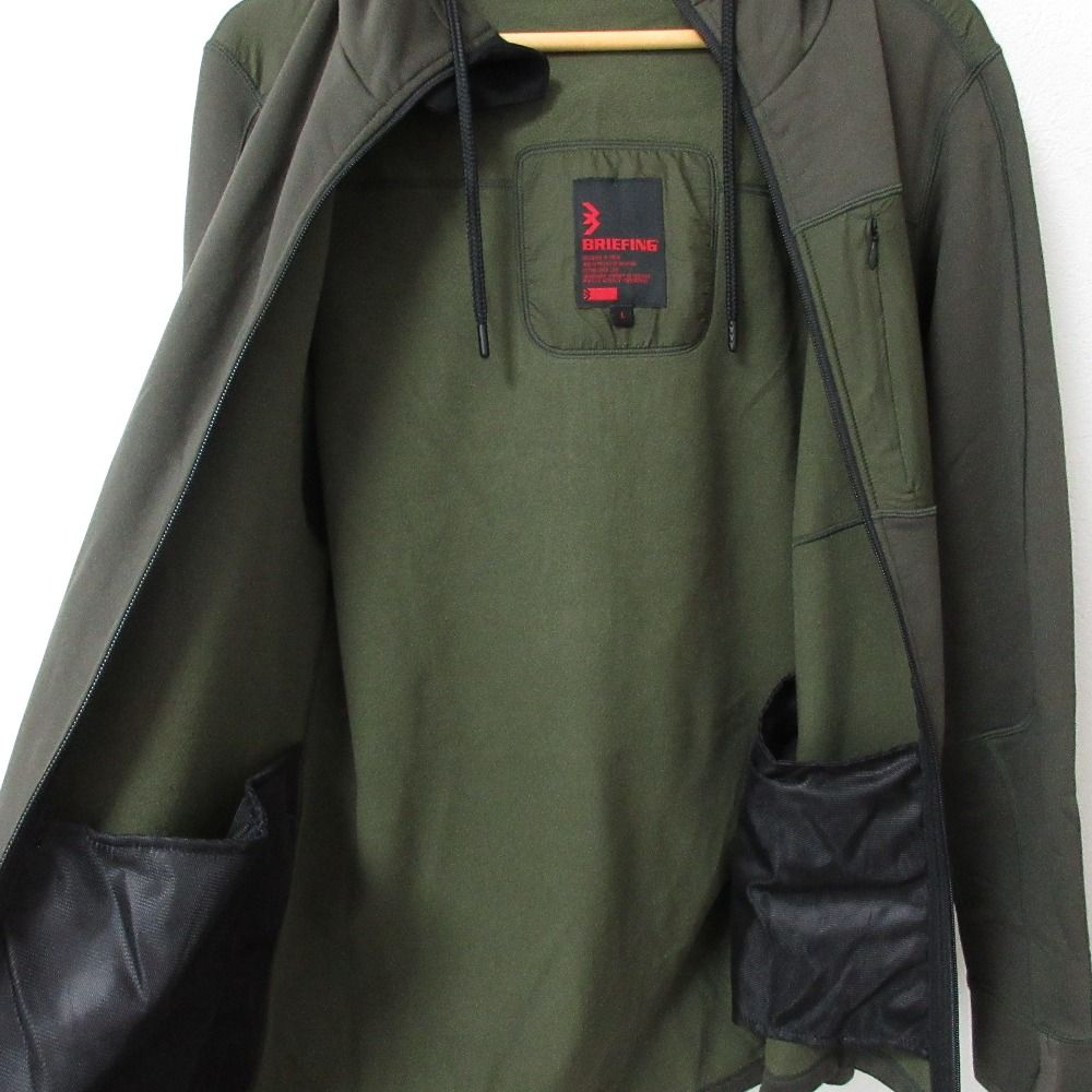 美品 BRIEFING ブリーフィング POLARTEC CRITICAL HYPERSTRETCH HOODIE  