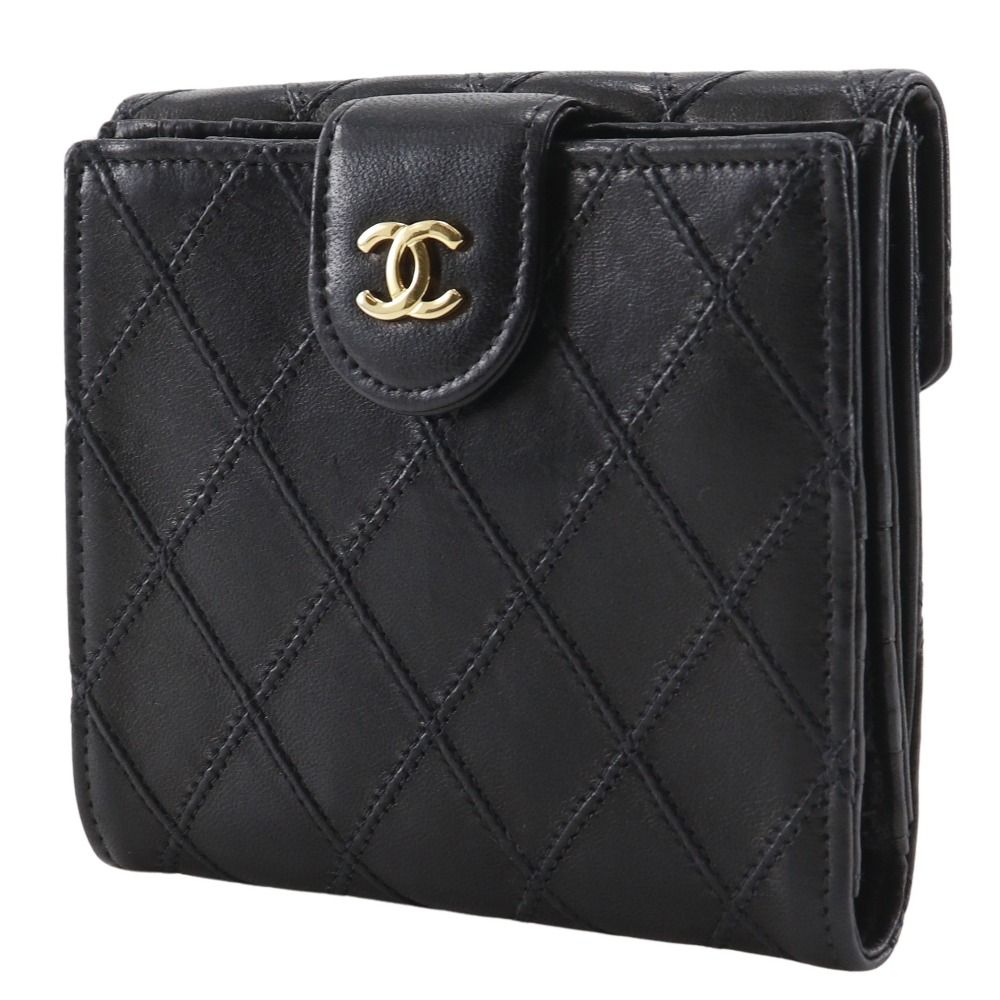 CHANEL】シャネル ビコローレ Wホックココマーク ヴィンテージ
