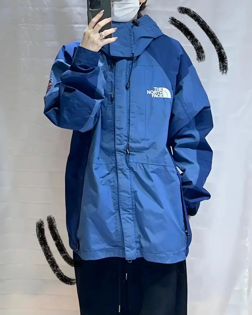 105 THE NORTH FACE ザ ノース フェイス サミットシリーズ GORE-TEX₍ゴアテックス フード ウィンドブレーカー