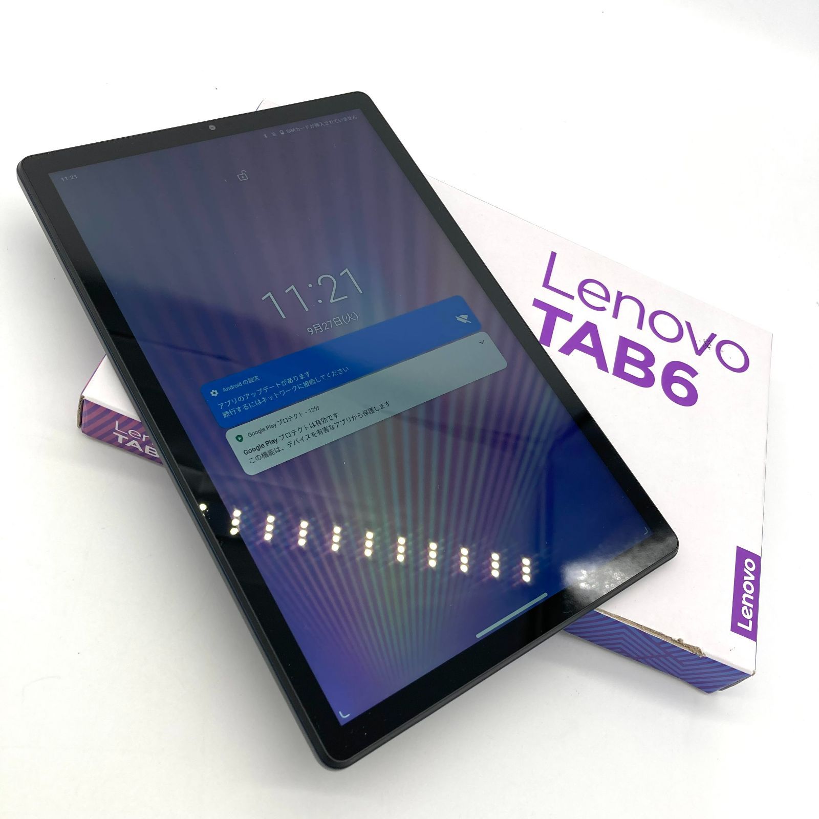 Lenovo TAB6 アビスブルー SIMフリー Androidタブレット-