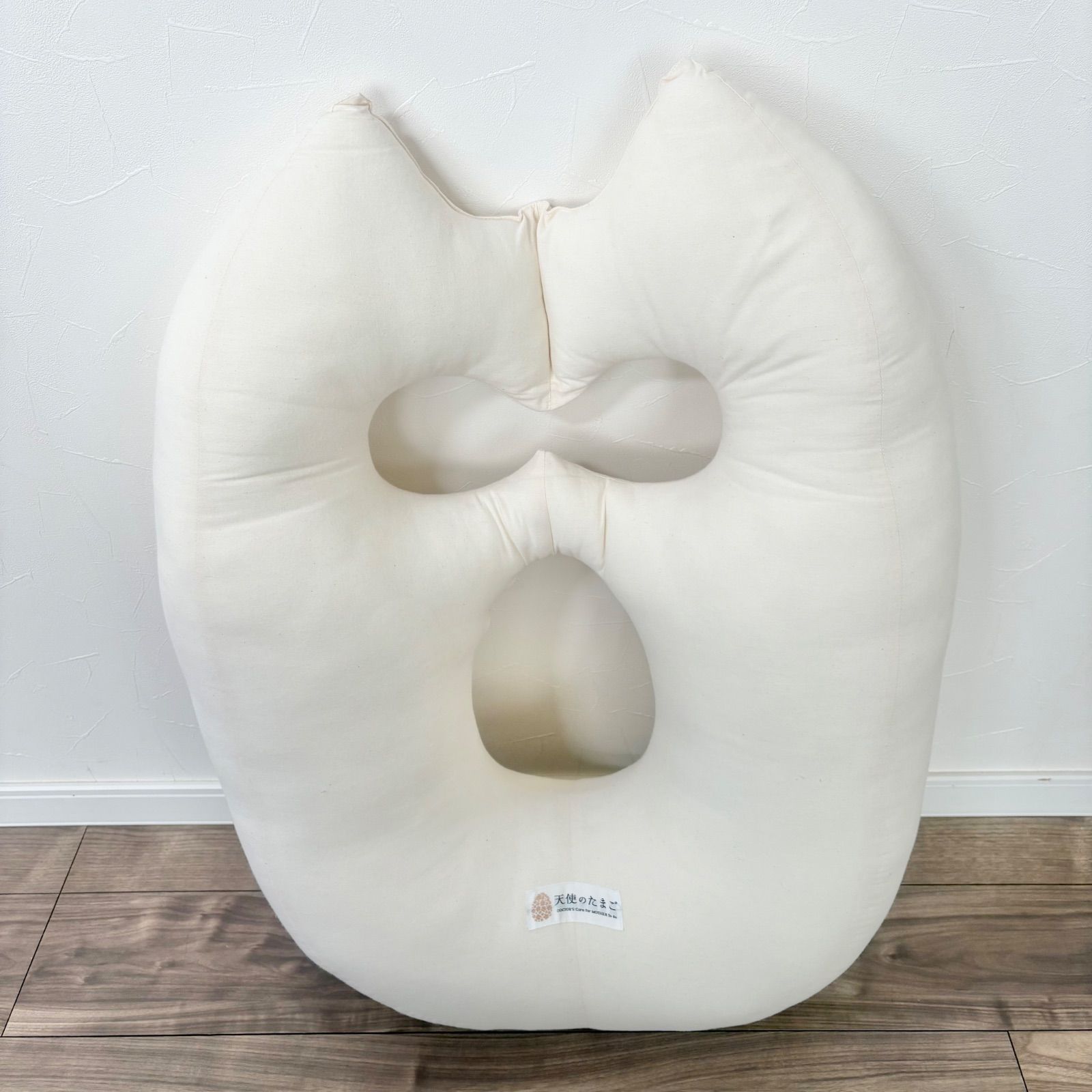 天使のたまご うつぶせまくら 妊娠中でもうつぶせになれるクッション カバー付き