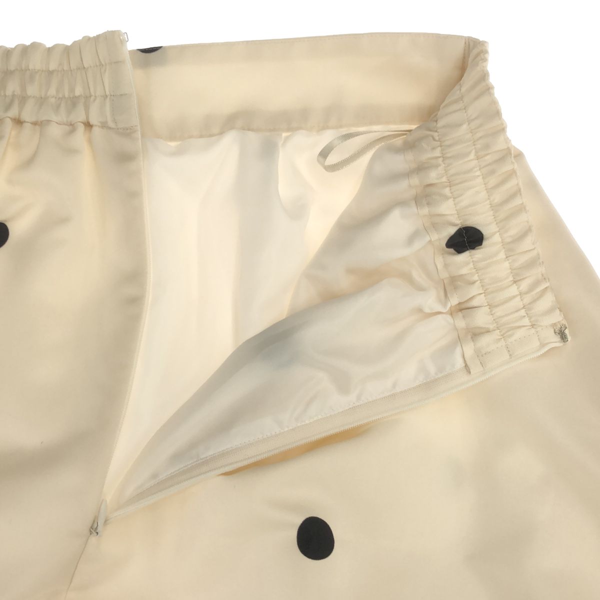 CADUNE 72236482 ロングスカート サイズ38 ドット切り替えスカート  