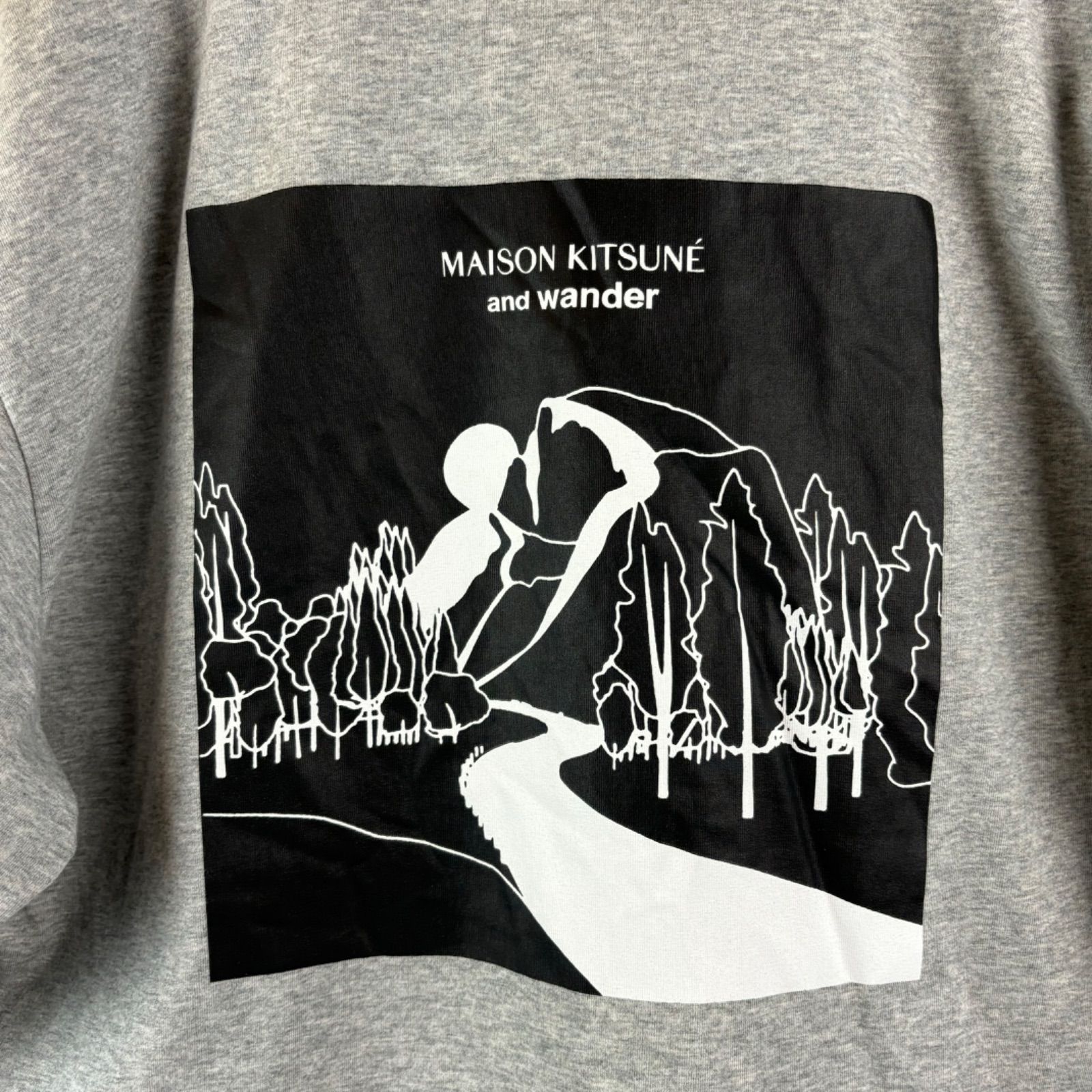 MAISON KITSUNE and wander DRY Cotton T-shirt Coolmax メゾン
