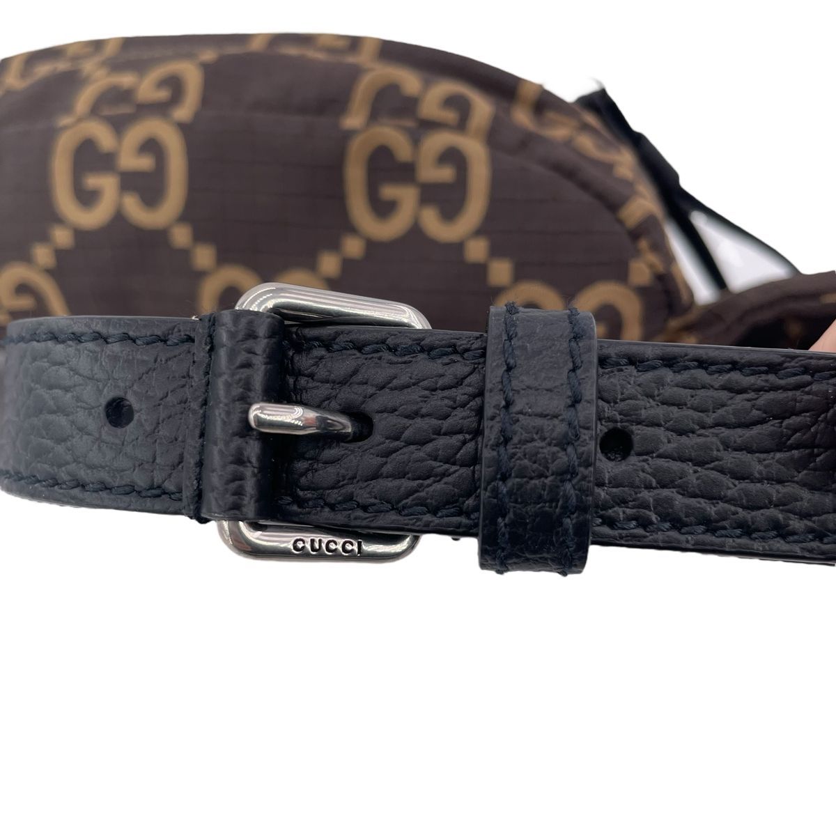 【中古】 GUCCI グッチ GGナイロン  767934  ベルトバッグ ウエストポーチ ボディバッグ ブラウン 男女兼用 ユニセックス 25018806 KJ 中古】 GUCCI グッチ GGナイロン 767934 ベルトバッグ ウエストポーチ