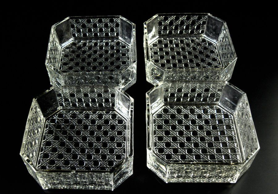 籠目紋 四方向付