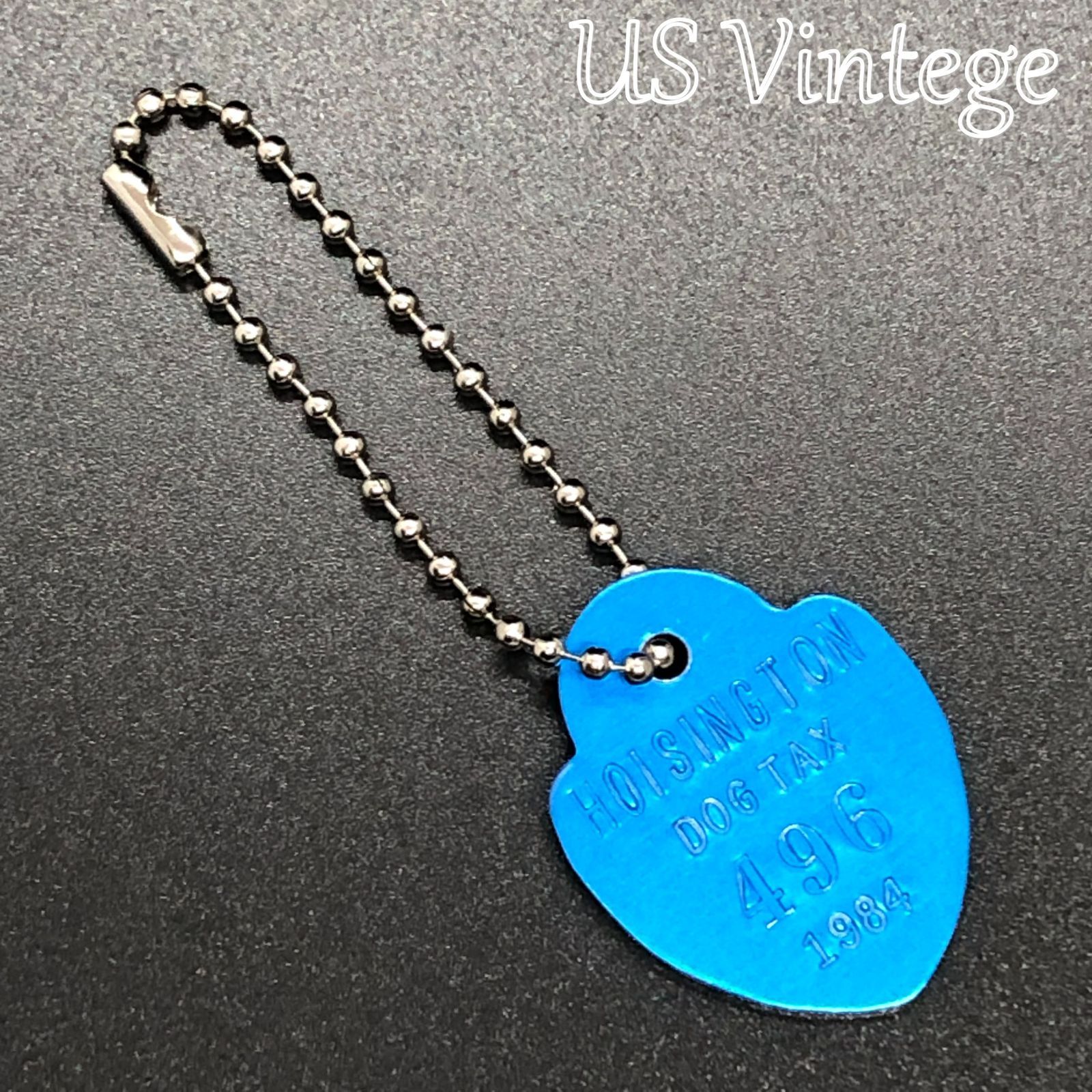 ドッグタグ 】 1984年 Dog Tag ※チェーン付き キーホルダ キー