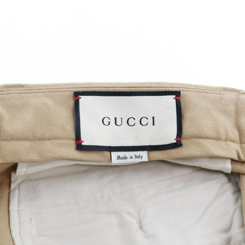 GUCCI】グッチ 627977 コットン ベージュ ユニセックス チノパンツ