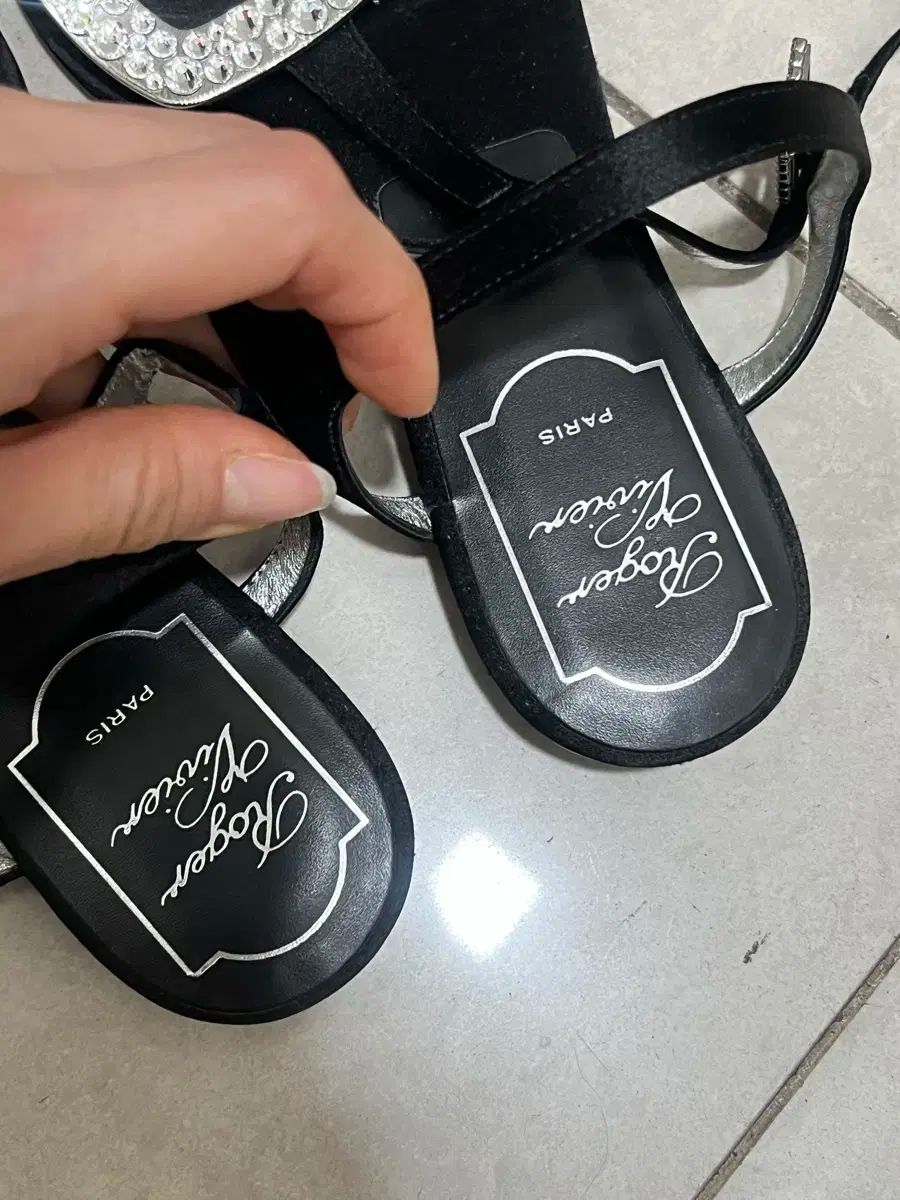 エルメス　オラン　37 ノワール 美品】Hermès エルメス オラン レディース レザー サンダル 黒
