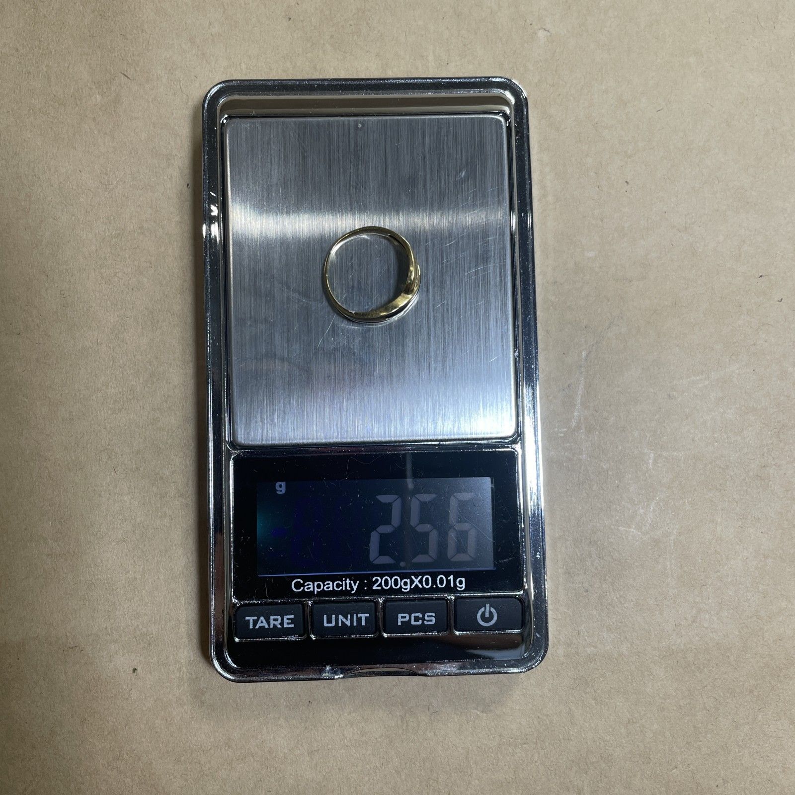 K18 18金 18K 指輪 リング 刻印 アクセサリー 15g ゴールド GOLD ☆ K18刻印 18金 ∞形デザインリング リング・指輪 8号 総重量2.56g