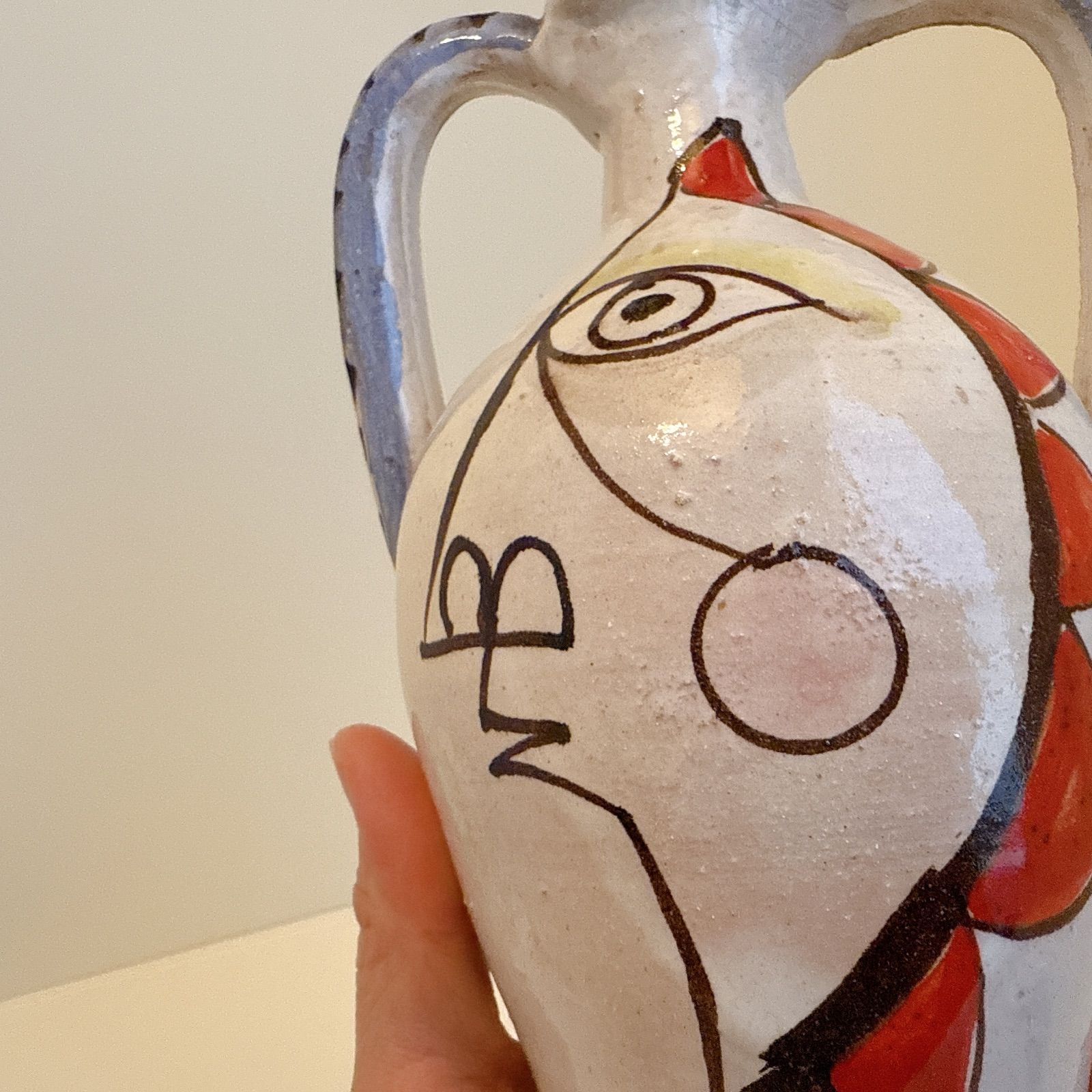 イタリア デシモーネ 一輪挿し 花瓶 陶器 ヴィンテージ - メルカリ