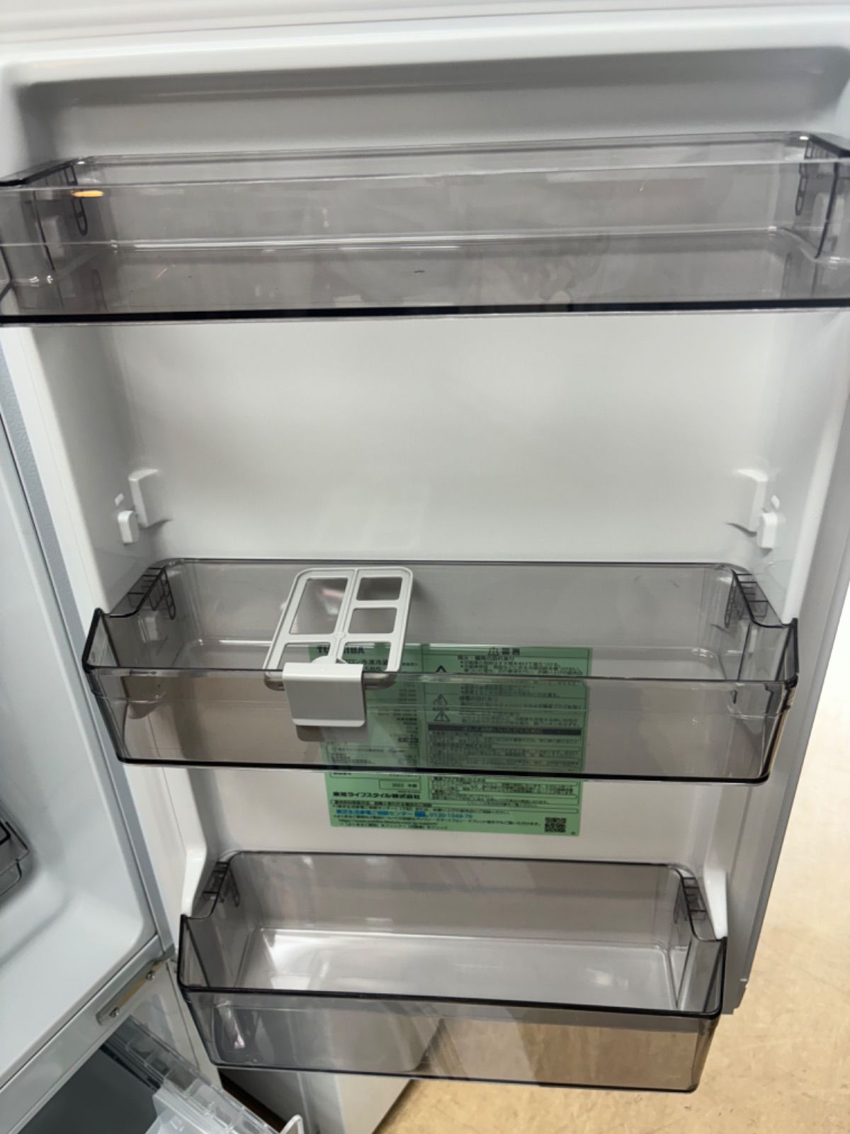 ◇TOSHIBA 冷蔵庫 153L ホワイト マット GR-V15BS (W) 【楽天